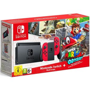 خرید نینتندو سوییچ قرمز باندل Super Mario Odysse