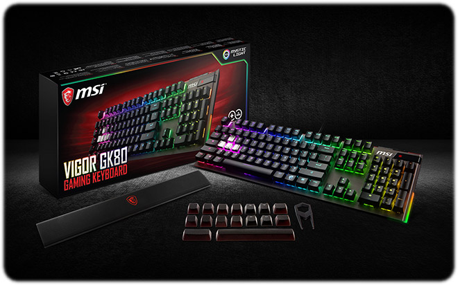 خرید کیبورد گیمینگ MSI VIGOR GK80 - Image 9