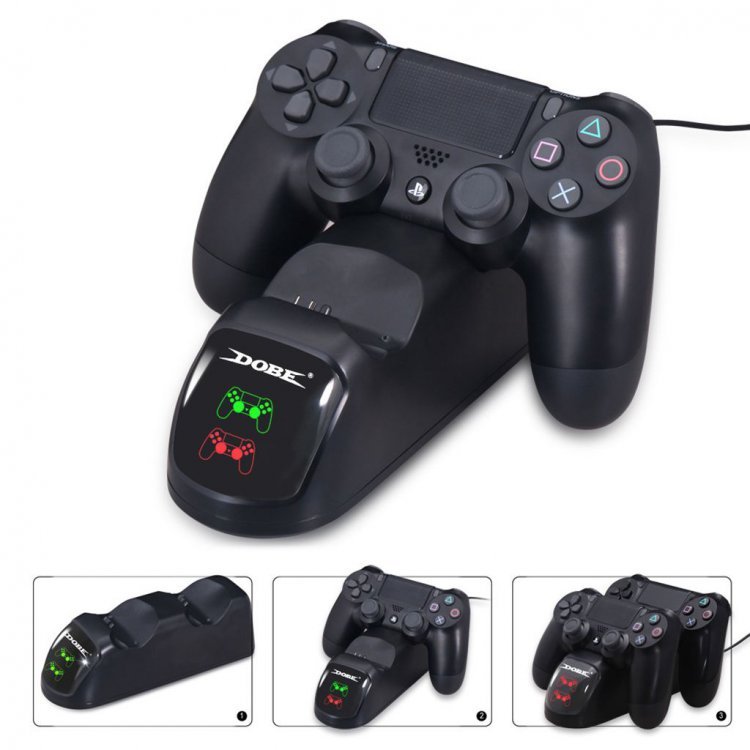 استند شارژ دوال شاک PS4 دابی TP4-889 - Image 3