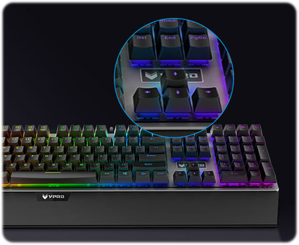 خرید کیبورد گیمینگ Rapoo V720 RGB LED - Image 5