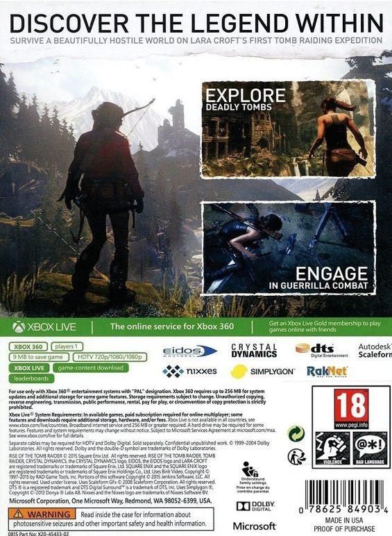 خرید بازی Rise of the Tomb Raider برای کنسول XBOX 360 - Image 2