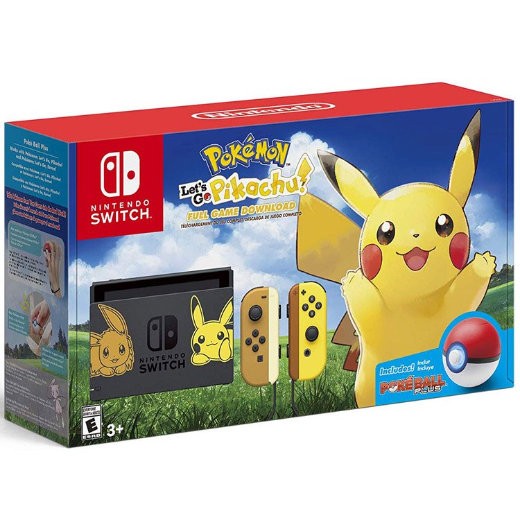 نینتندو سوییچ باندل Pokemon Let s Go Pikachu به همراه توپ پوکیمون - Image 5