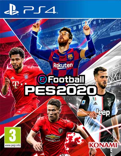 بازی فوتبال eFootball PES 2020 ویژه کنسول PS4
