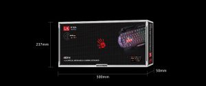خرید کیبورد گیمینگ ای فورتک Bloody B314 Light Strike