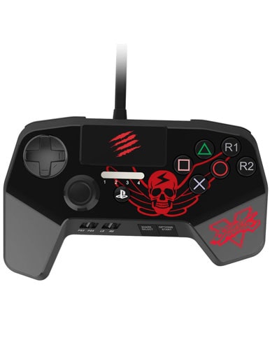 دسته بازی پلی استیشن 4 و 3 مدل Mad Catz FightPad PRO مشکی