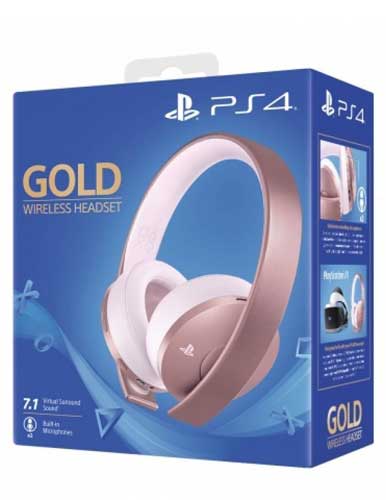 هدست گلد کنسول PS4 سری جدید Rose Gold - Image 2
