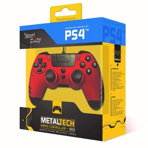 دسته پلی استیشن 4 مدل Steelplay METALTECH WIRED