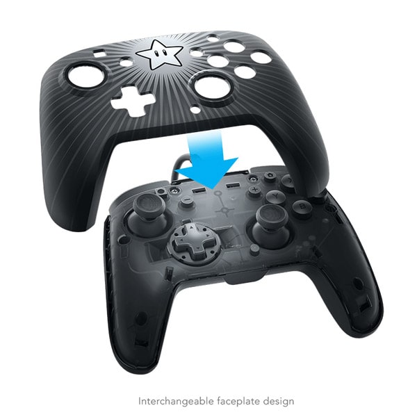 دسته بازی سیمدار نینتندو سوییچ مدل PDP Mario Faceoff Pro - Image 2