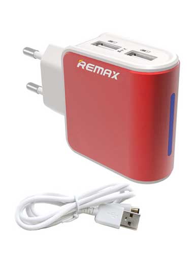 شارژر دیواری ریمکس مدل Rx-D09 همراه با کابل microUSB
