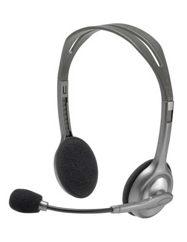 هدست لاجیتک H110 3.5mm x2
