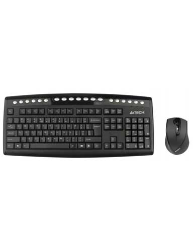 کیبورد و موس بی سیم ای فورتک 9100F