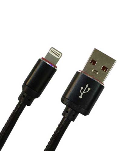 کابل تبدیل USB به لایتنینگ مدل pu-sm52 طول 1 متر