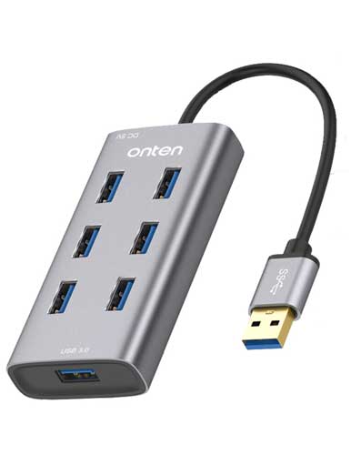 هاب 7 پورت USB 3.0 اونتن مدل OTN-8108