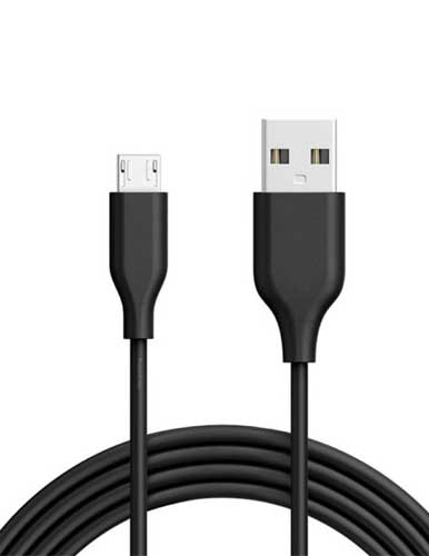 کابل تبدیل USB به microUSB مدل GH39 طول 0.7 متر