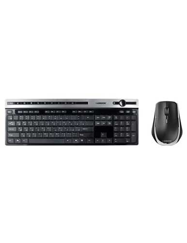 کیبورد و موس بی سیم گرین GKM505W