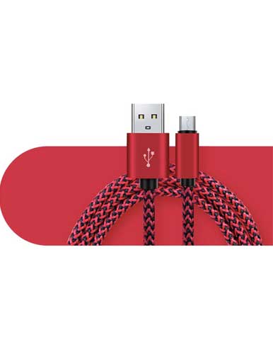 کابل تبدیل USB به MicroUSB مدل Nylon به طول 20 سانتی متر - Image 2