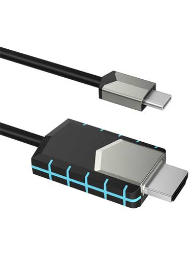 کابل تبدیل USB-C به HDMI میراسکرین مدل TC03 طول 2 متر
