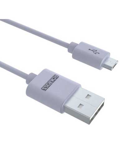 کابل تبدیل USB به MicroUSB روموس مدل CB1 طول 0.3 متر