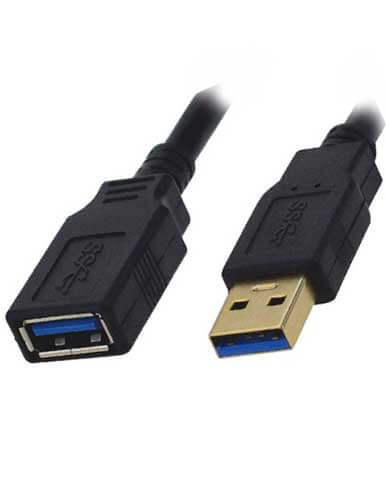 کابل افزایش طول USB2 مدل AU12 طول 5 متر