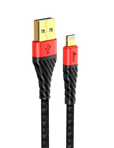 کابل تبدیل USB به لایتنینگ آیموس مدل NY1 طول 0.25 متر