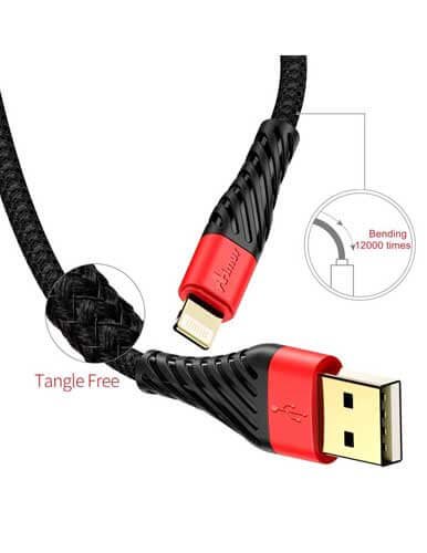 کابل تبدیل USB به لایتنینگ آیموس مدل NY1 طول 0.25 متر - Image 2