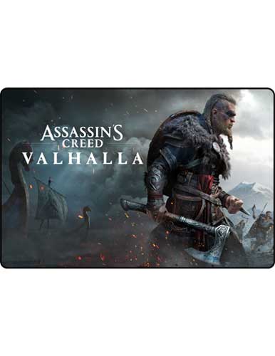 ماوس پد گیمینگ طرح Assassins Creed Valhalla ابعاد 37*24