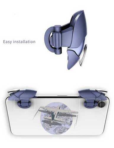دسته بازی پابجی مدل Blue Shark