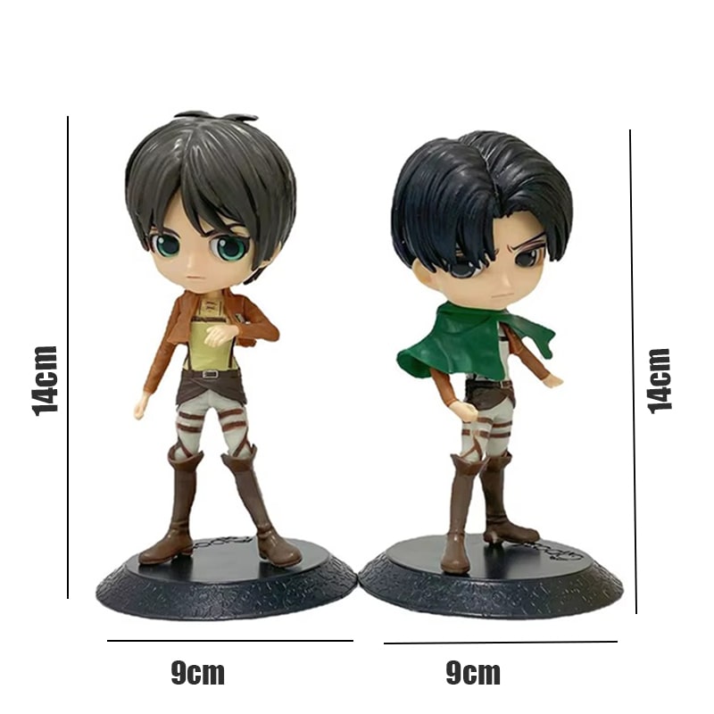 فیگور حمله به تایتان AOT مدل Levi & Eren - Image 2
