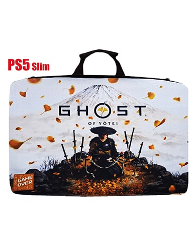 کیف حمل کنسول PS5 اسلیم طرح Ghost of Yotei