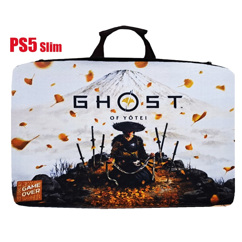 کیف حمل کنسول PS5 اسلیم طرح Ghost of Yotei - Image 4