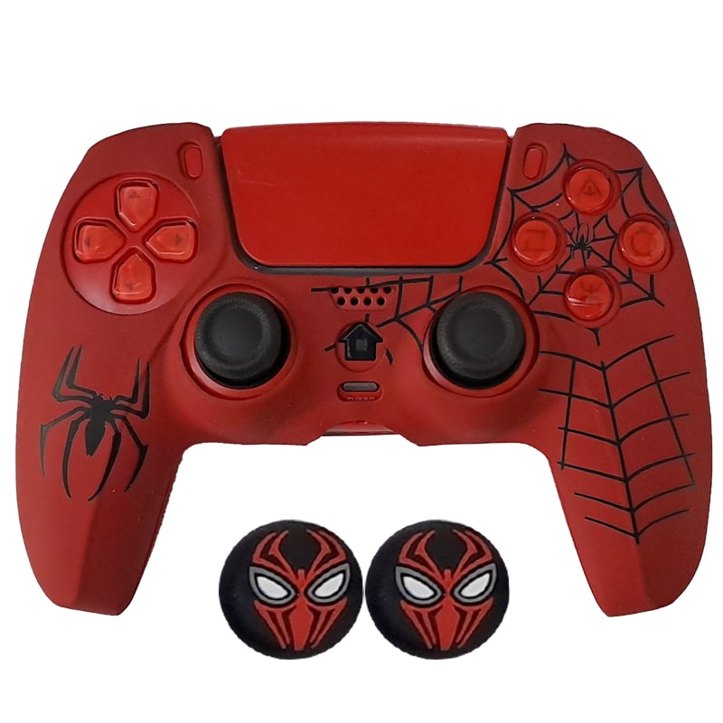 روکش دسته PS5 طرح spider man قرمز - Image 4