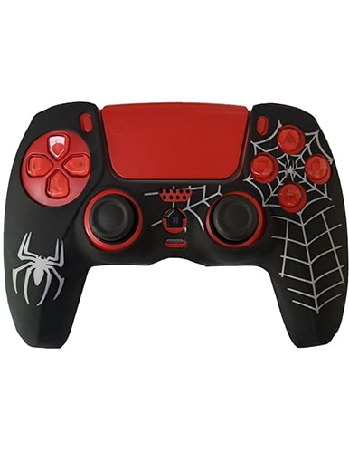 روکش دسته PS5 طرح spider man مشکی
