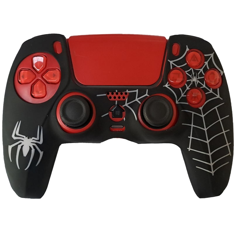روکش دسته PS5 طرح spider man مشکی - Image 3