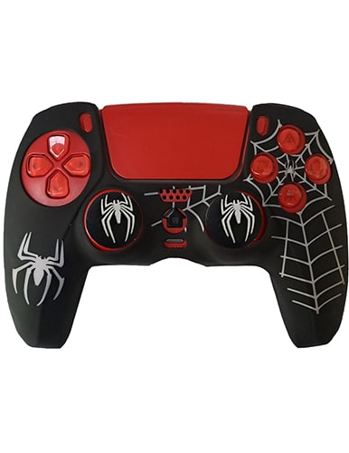 روکش دسته PS5 طرح spider man مشکی - Image 2