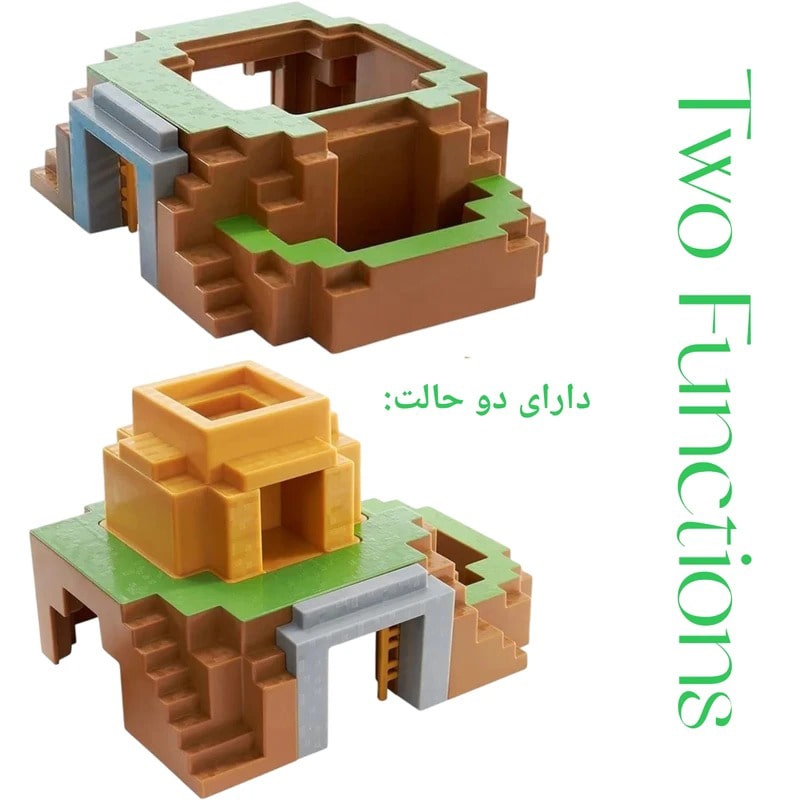 لگو معدن و استخر ماینکرافت با 6 فیگور اسکین - Image 3