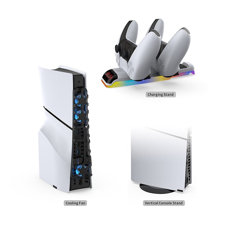 کیت 3 کاره PS5 اسلیم برند Dobe مدل TP5-35130 - Image 3