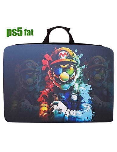 کیف حمل کنسول PS5 فت طرح ماریو mario