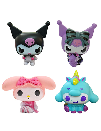 فانکو پاپ کرومی و ملودی انیمه Hello kitty مجموعه 4 عددی