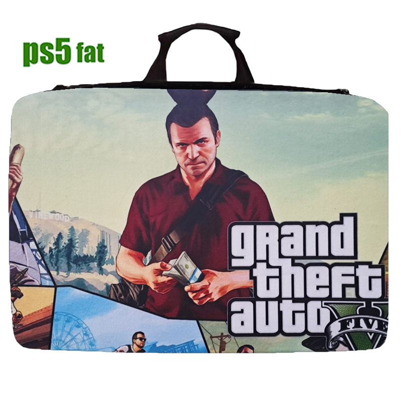 کیف حمل کنسول PS5 فت طرح GTA - Image 4
