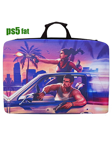 کیف حمل کنسول PS5 فت طرح GTA