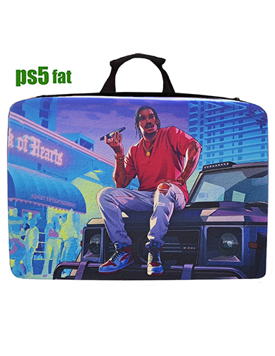 کیف حمل کنسول PS5 فت طرح GTA