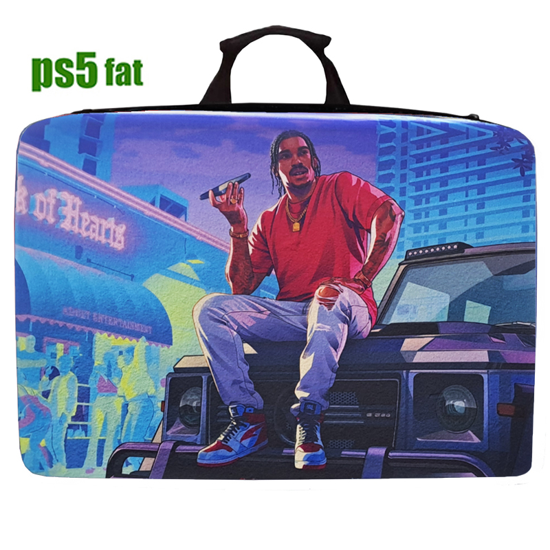 کیف حمل کنسول PS5 فت طرح GTA - Image 4