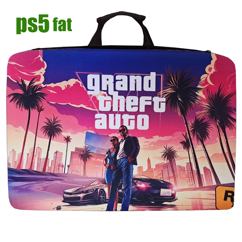 کیف حمل کنسول PS5 فت طرح GTA - Image 4
