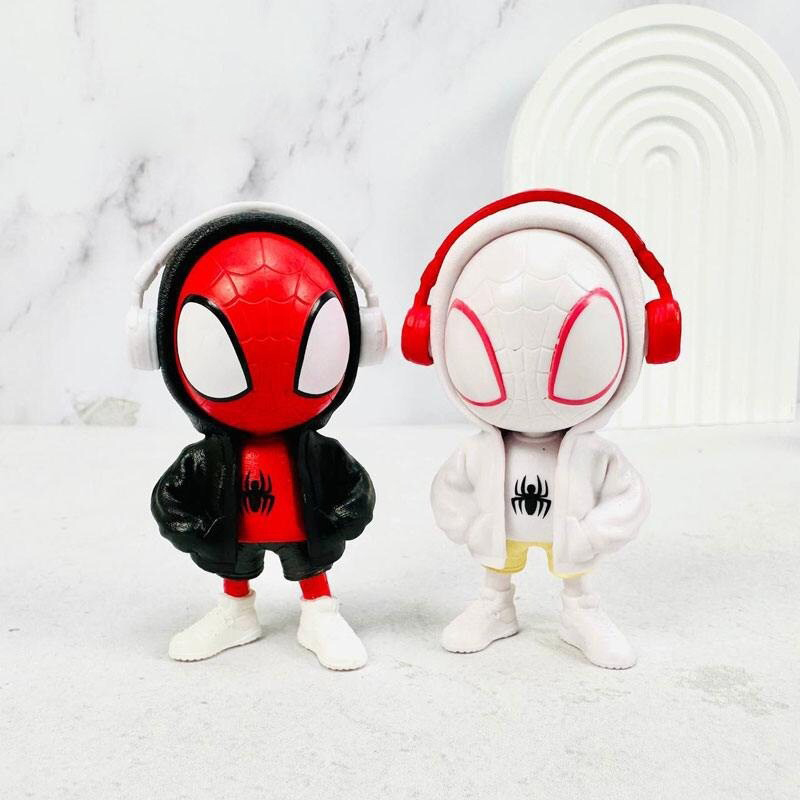 فیگور مرد عنکبوتی هودی پوش Spiderman ست 6 عددی - Image 6