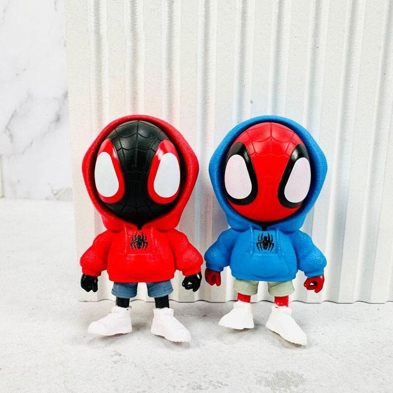 فیگور مرد عنکبوتی هودی پوش Spiderman ست 6 عددی - Image 4