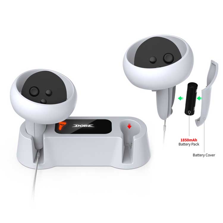 خرید پایه شارژر دسته Oculus Quest 2 دابی TY-18170 - Image 5