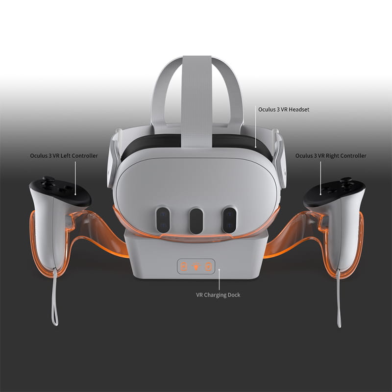 پایه شارژ دابی مدل DOBE TY-3835 مخصوص Meta Quest 3 - Image 10