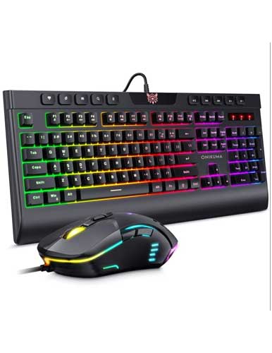 باندل موس و کیبورد گیمینگ اونیکما ONIKUMA G21 CW902