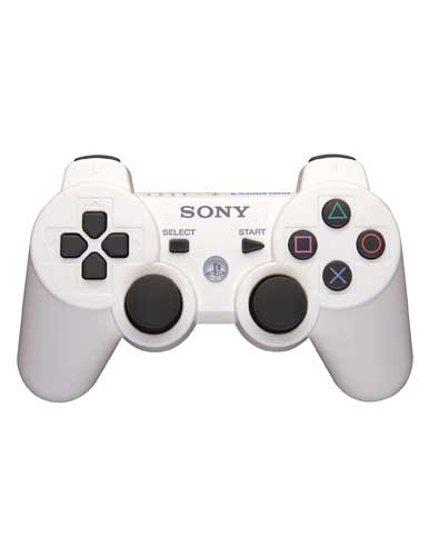 خرید دسته بازی وایرلس سفید DUALSHOCK PS3