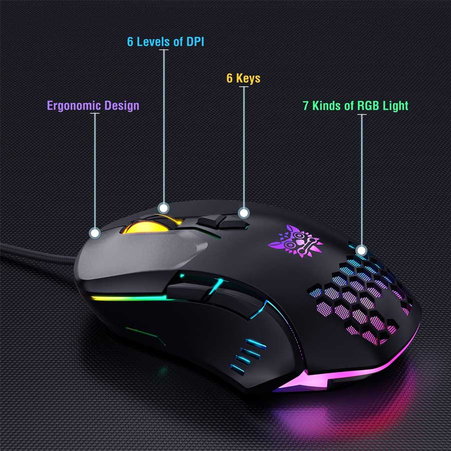 باندل موس و کیبورد گیمینگ اونیکما ONIKUMA G21 CW902 - Image 5